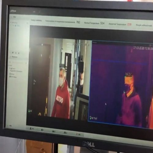 Badanie kamerą termowizyjną wychwyci osoby z gorączką oraz bez maseczek